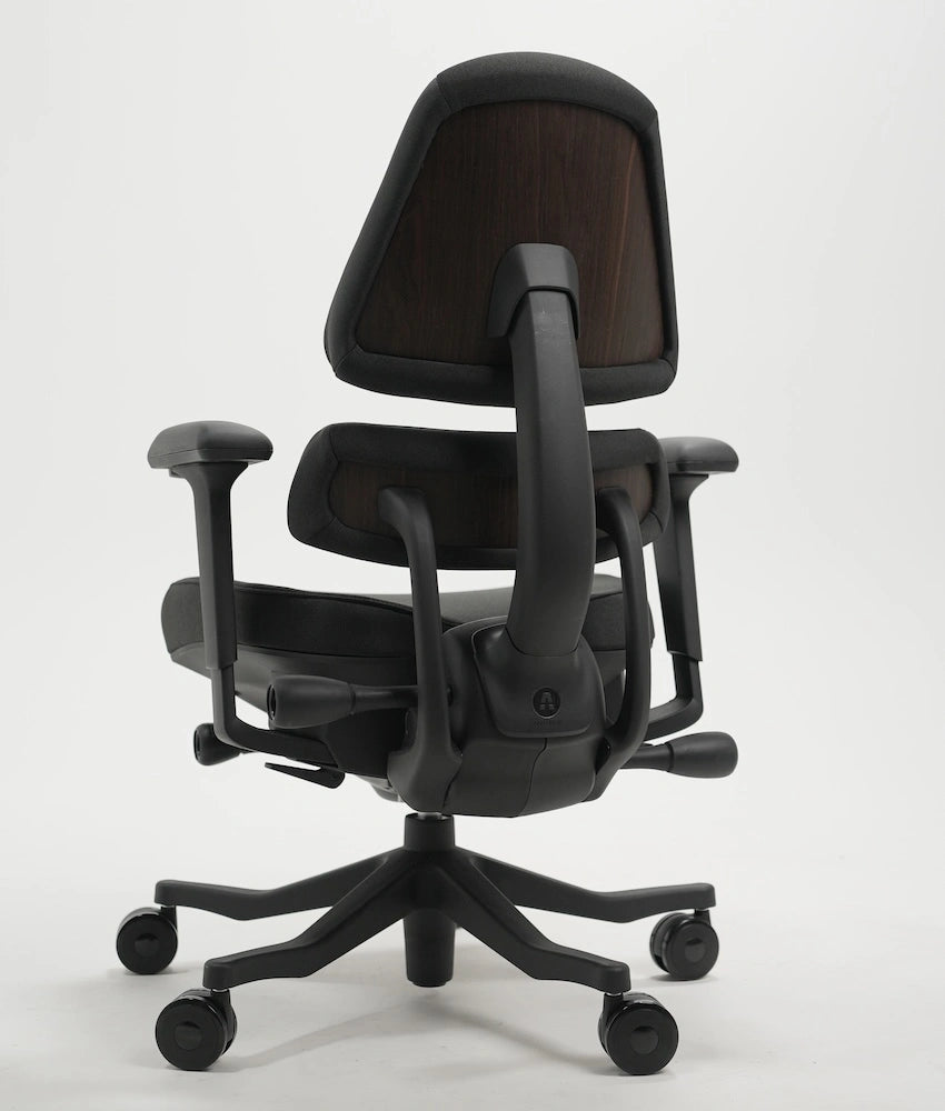 Anthros Chair - Onyx Walnut 4 Spoke