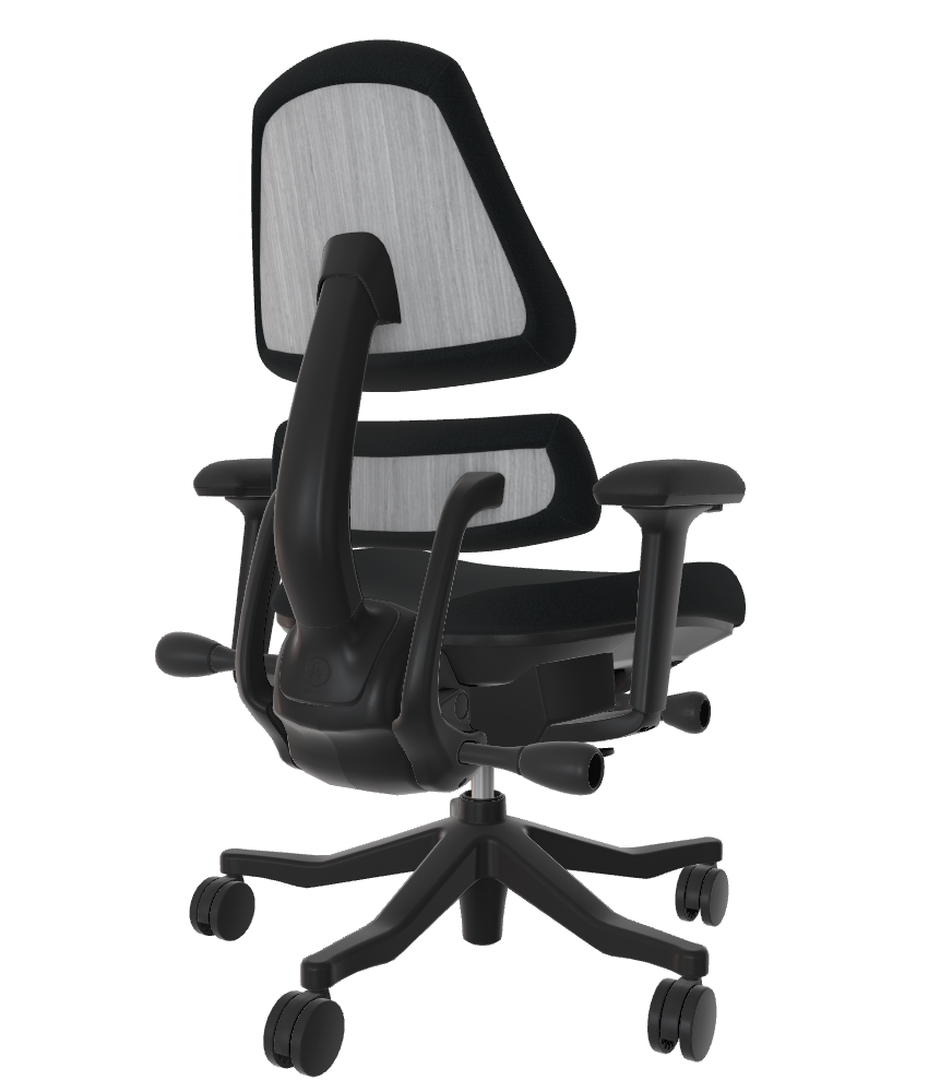 Refurbished V2 - Onyx Onyx Athlon Grey Oak 5 Spoke w Arms - 7283