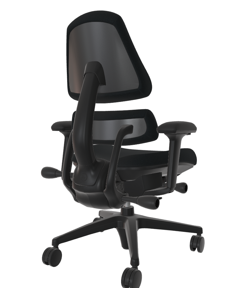 Open Box V2 - Onyx Onyx Athlon Standard Black 4 Spoke w Arms - 14599