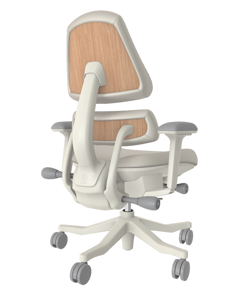 Open Box V2 - Quartz Ivory Athlon Natural Oak 5 Spoke w/ Arms - 16184