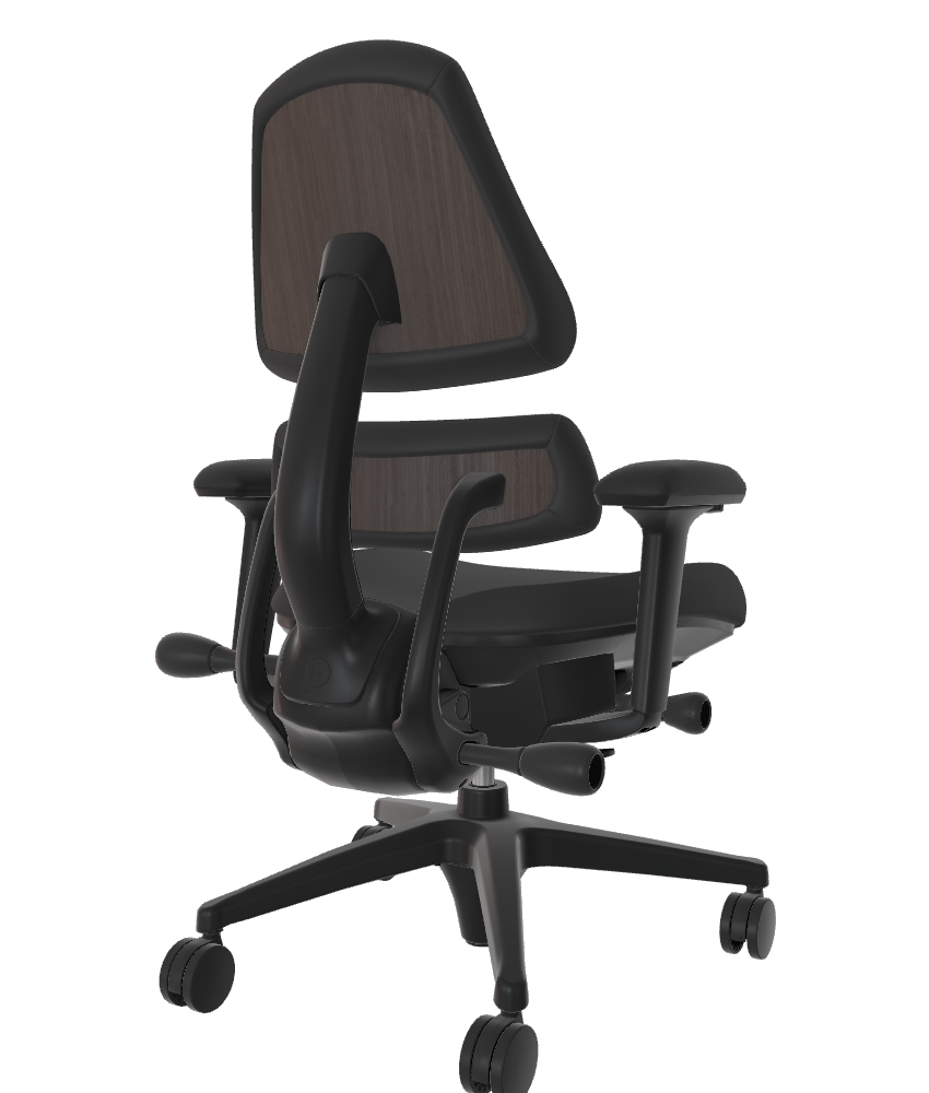 Anthros Chair - Onyx Walnut 4 Spoke