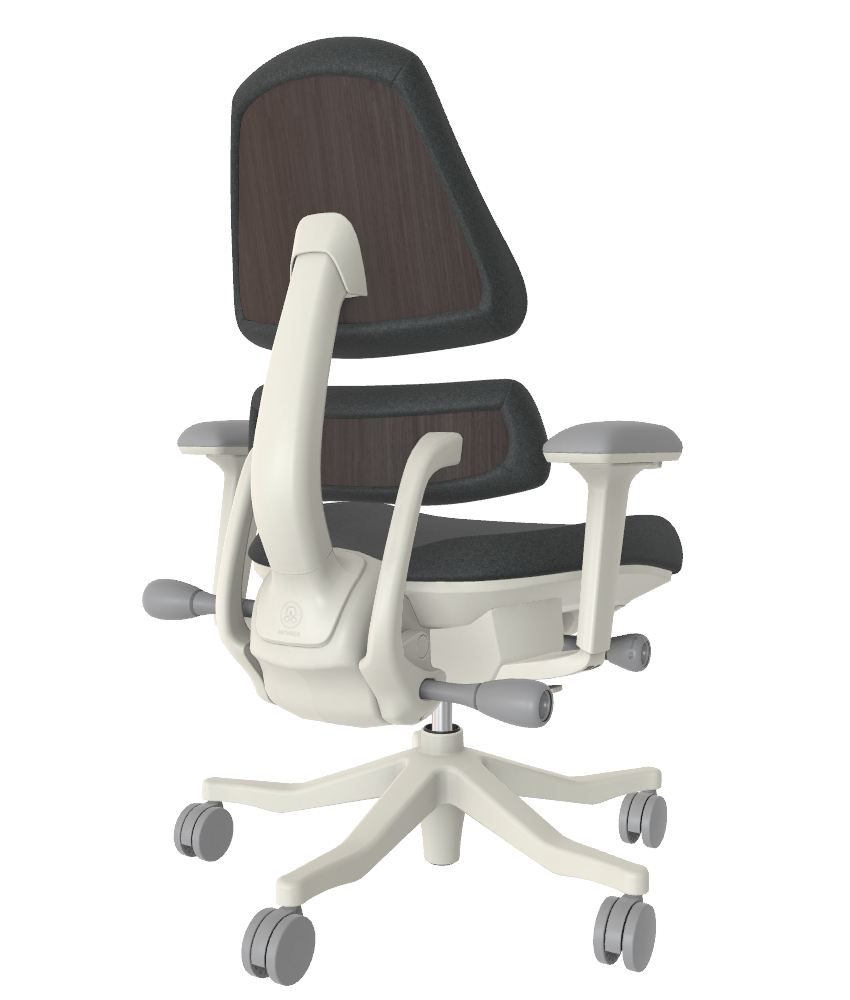 Open Box V2 - Quartz Steel Athlon Walnut 5 Spoke w/ Arms - 12812