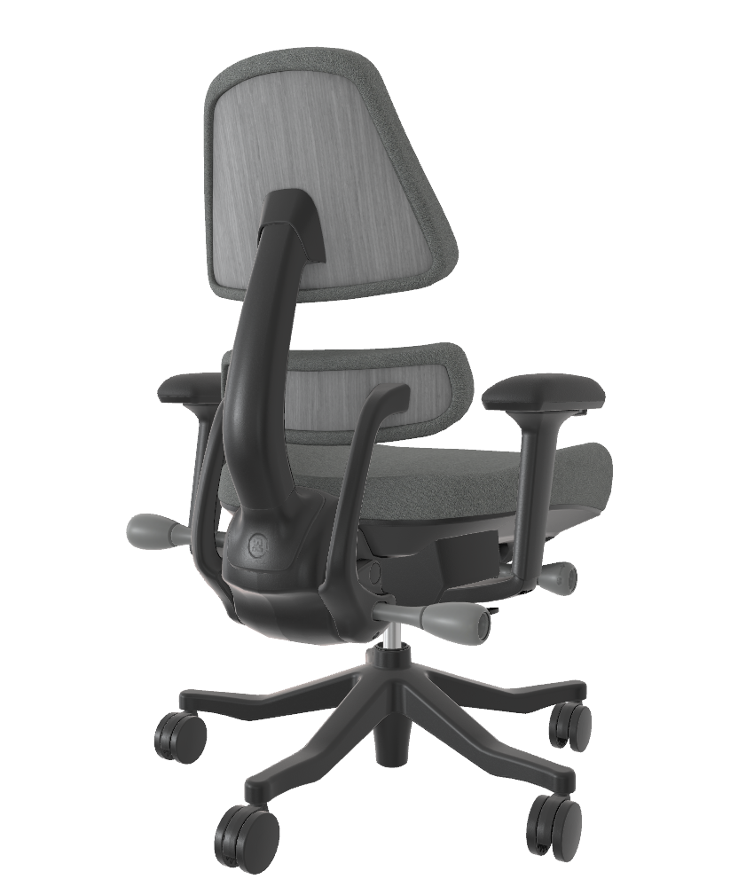 Open Box V1 - Onyx Steel Boucle Grey Oak 5 Spoke w/ Arms - 9816