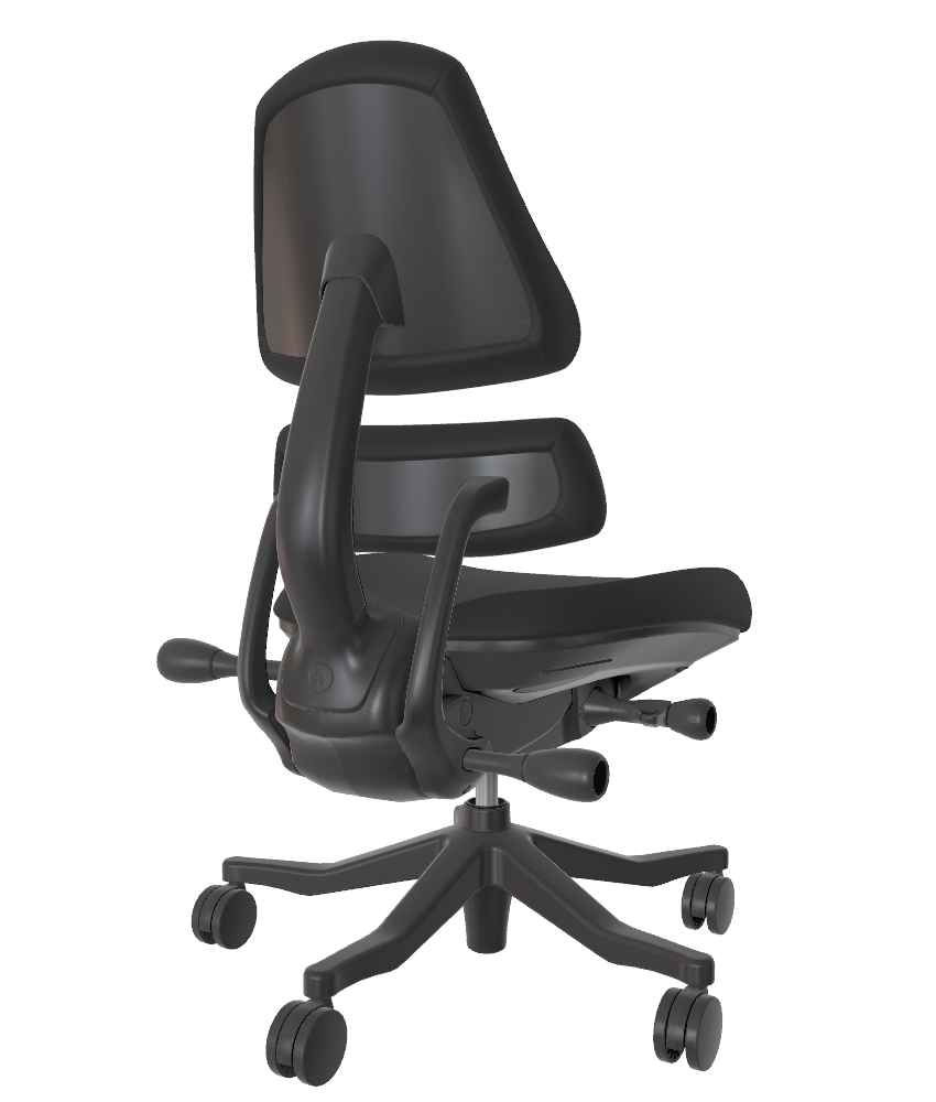 Open Box V2 - Onyx Onyx Athlon Standard Black 5 Spoke No Arms - 14340