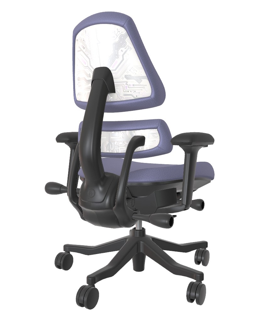 Open Box V2 - Onyx Lavender Athlon Circuit White 5 Spoke w Arms - 13417