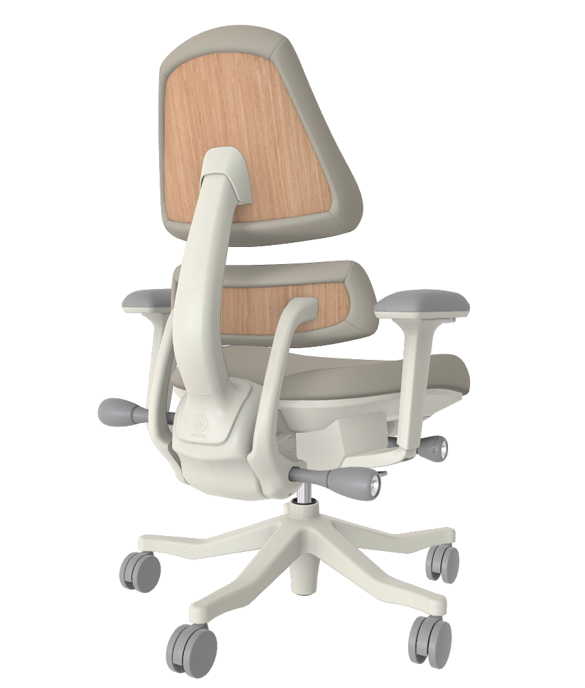 Refurbished V2 - Quartz Dune Port Natural Oak Chrome Caps 5 Spoke w Arms - 8639