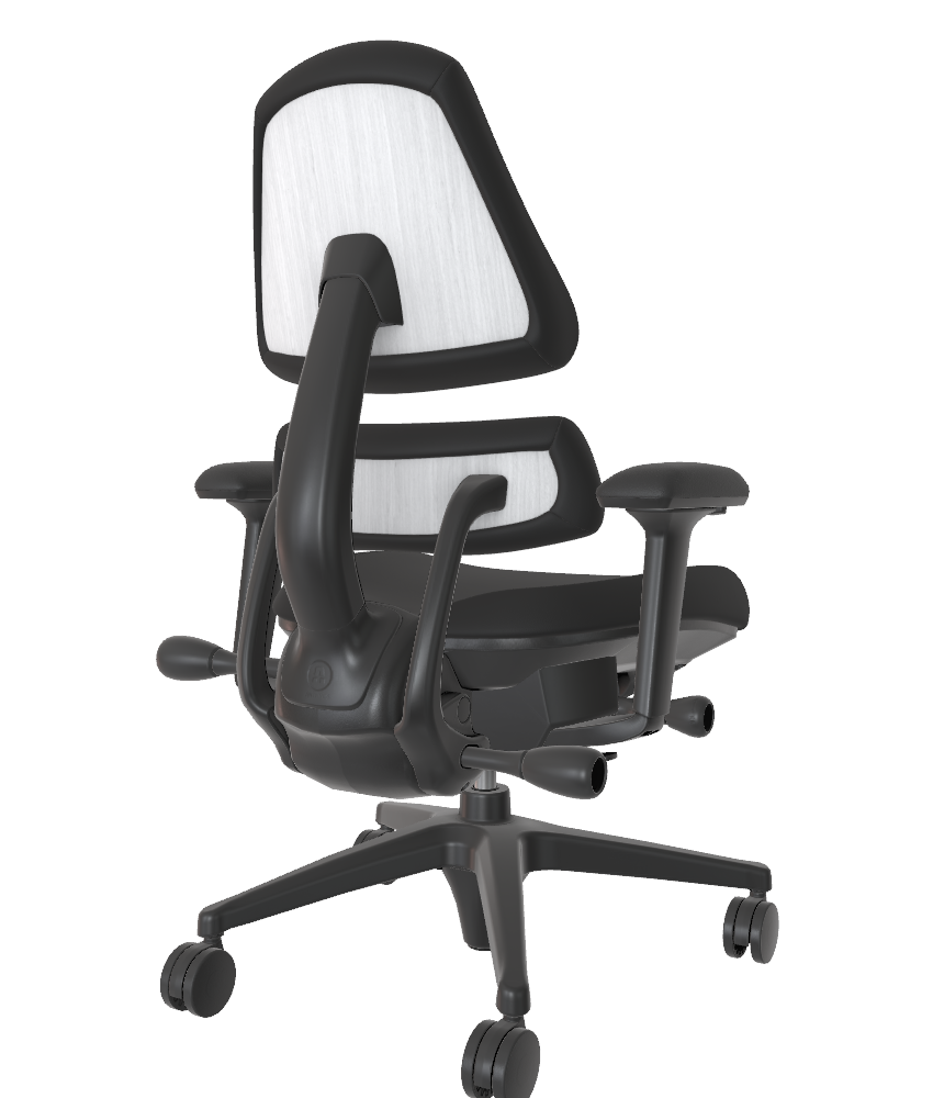 Open Box V2 - Onyx Onyx Athlon Ivory Oak 4 Spoke w/ Arms - 13433