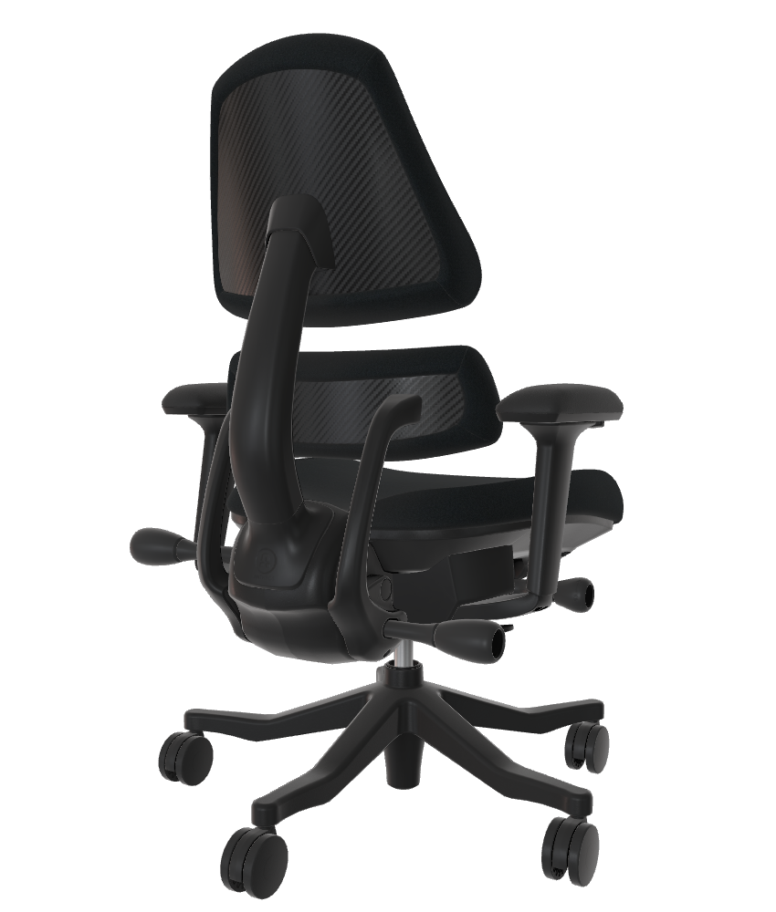 Open Box V2 - Onyx Onyx Athlon Carbon Fiber 5 Spoke w Arms - 13629, 14617