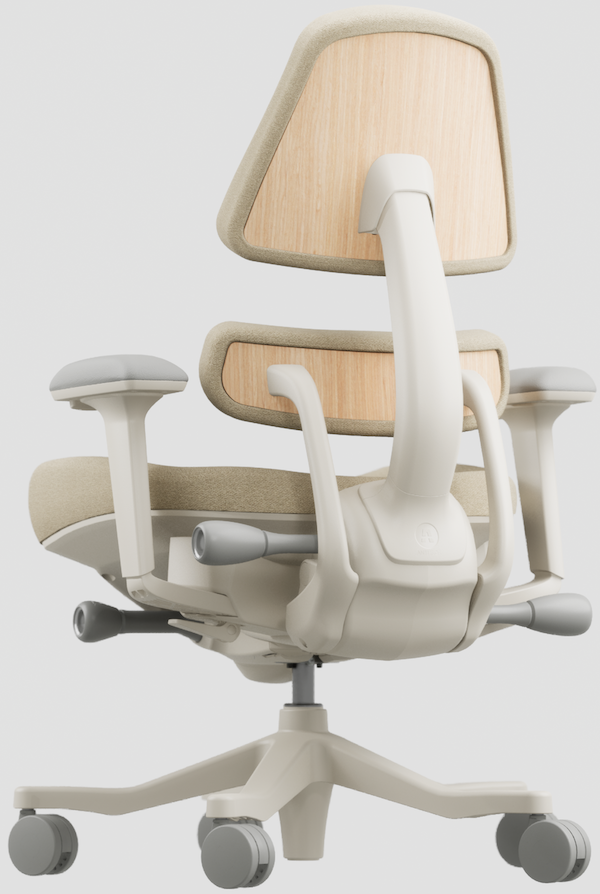 Anthros Chair - Quartz Natural Oak Dune 4 Spoke