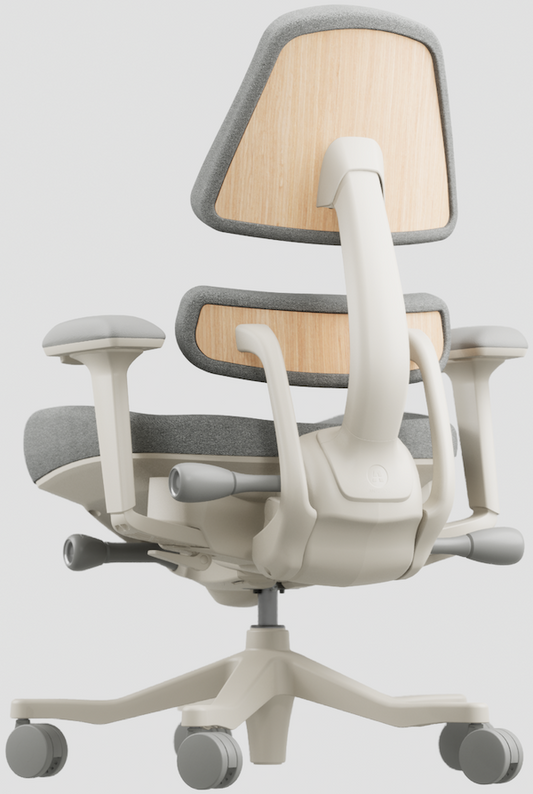 Anthros Chair - Quartz Natural Oak Steel