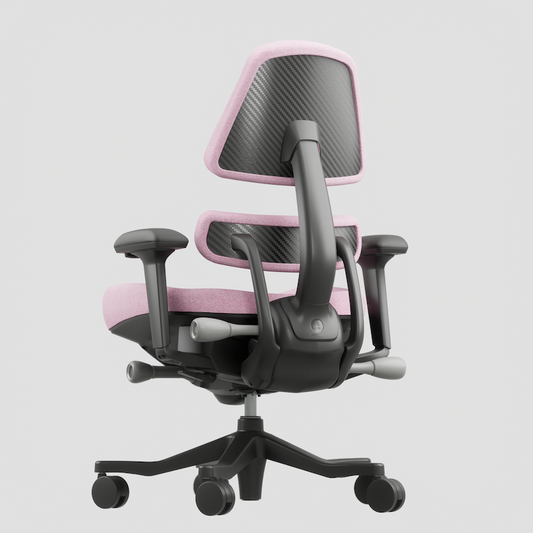 Anthros Chair - Onyx Carbon Fiber Pink