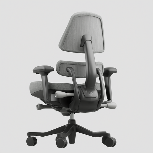 Anthros Chair - Onyx Grey Oak Steel