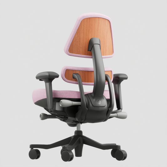 Anthros Chair - Onyx Sierra Oak Pink