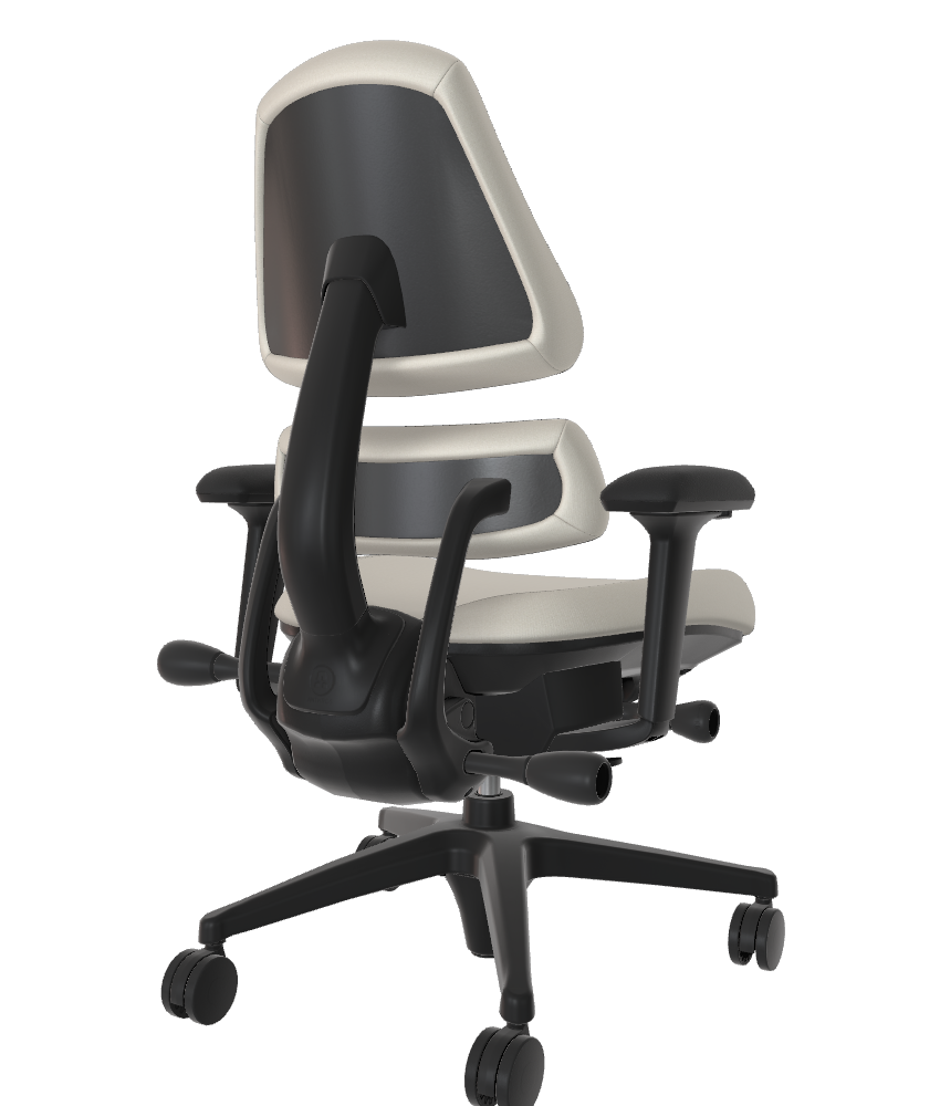 Open Box V2 - Onyx Ivory Athlon Standard Black 4 Spoke w Arms - 10562