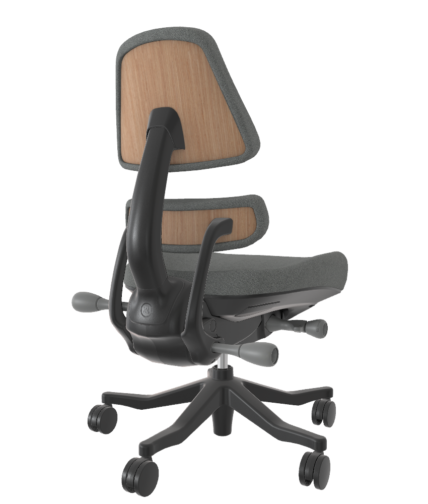 Refurbished V1 - Onyx Steel Boucle Natural Oak - 9923