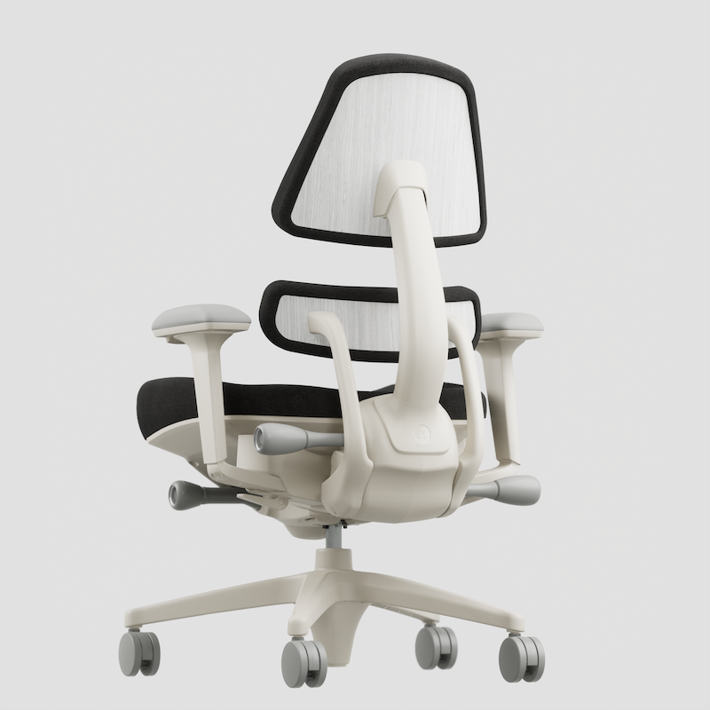 Anthros Chair - Quartz Ivory Oak Onyx