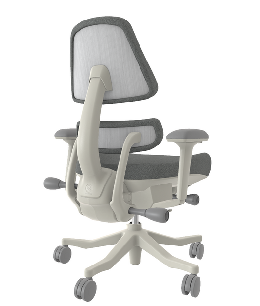 Refurbished - Quartz Steel Boucle Ivory Oak w/ Arms - 6722