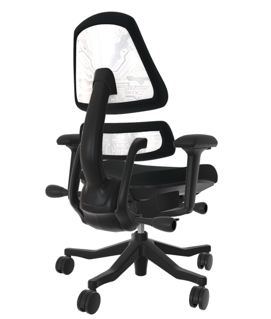 Open Box V1 - Onyx Onyx Boucle Circuit White 5 spoke w/ Arms - 7557