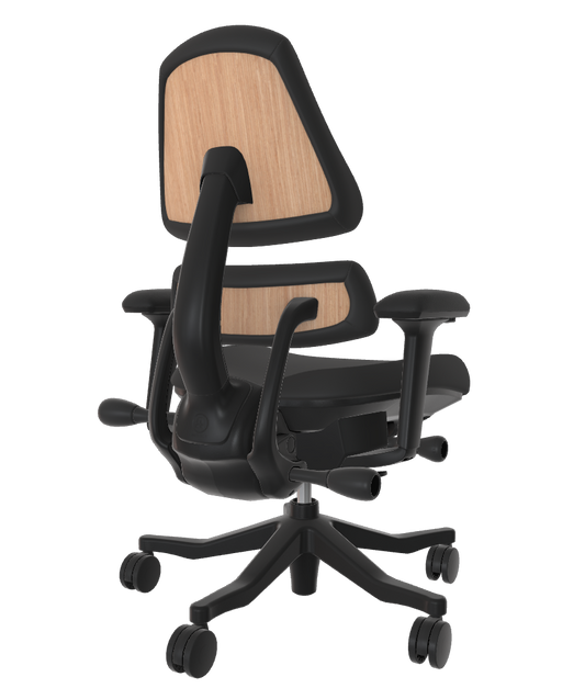 Open Box V2 - Onyx Onyx Port Natural Oak 5 Spoke w Arms - 14689