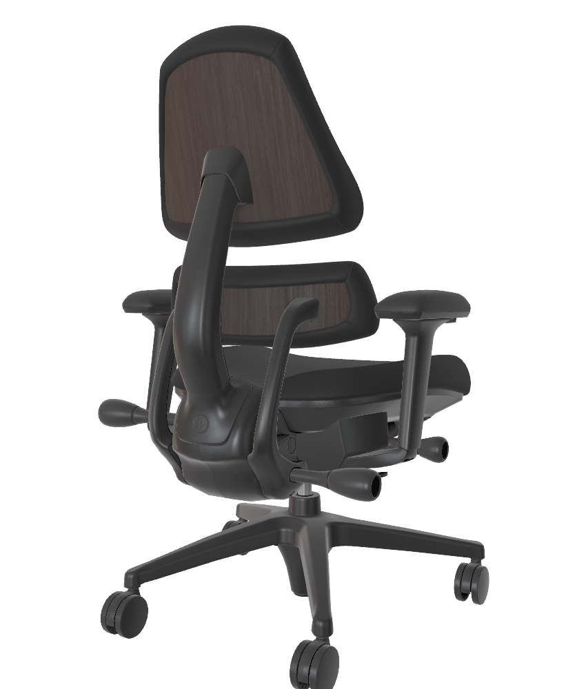 Open Box V2 - Onyx Onyx Port Walnut 4 Spoke w/ Arms - 11725