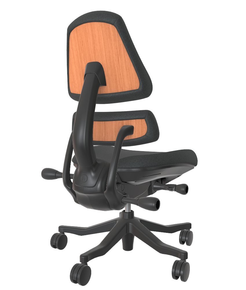 Open Box V2 - Onyx, Steel Athlon, Sierra Oak, 5 Spoke, NO Arms, Light Tilt - 15052