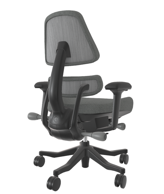 Open Box V1 - Onyx Steel Boucle Grey Oak 5 Spoke w/ Arms - 9816