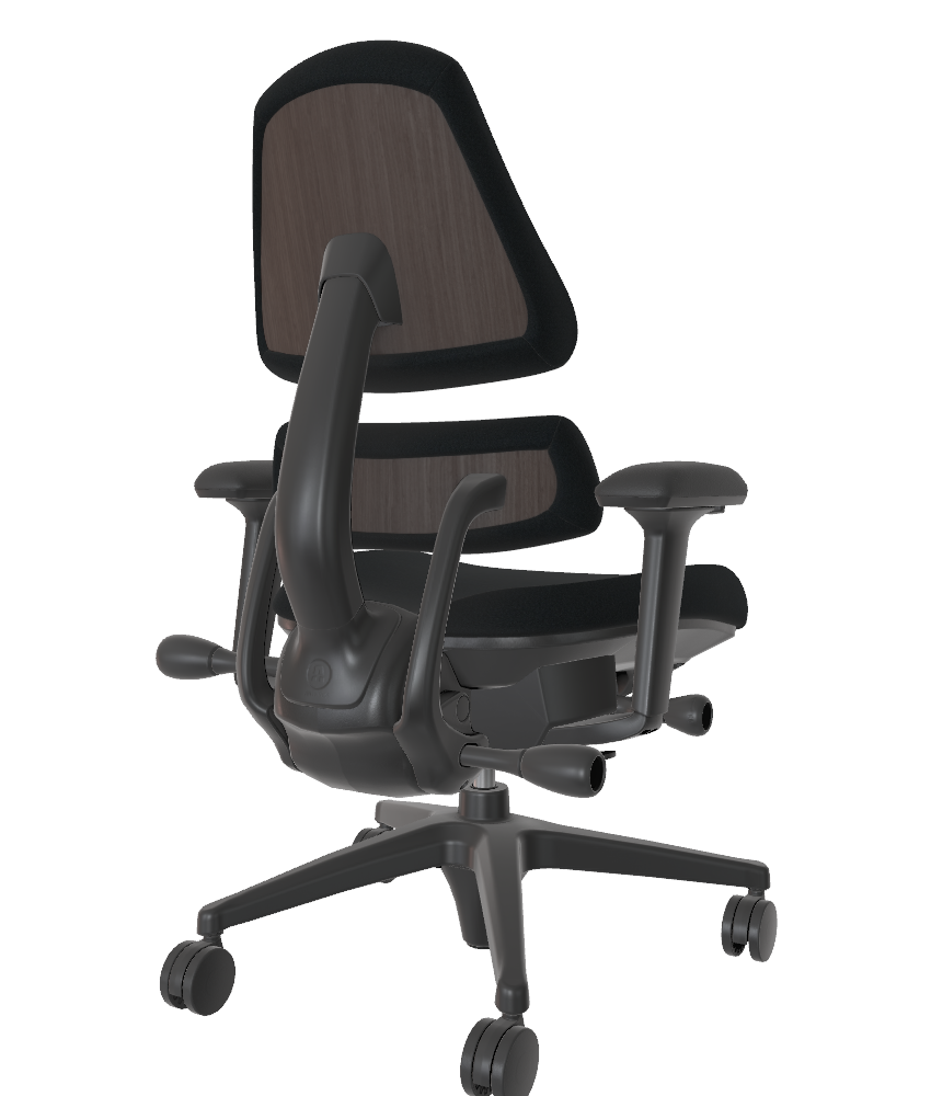 Open Box V2 - Onyx Onyx Athlon Walnut 4 Spoke w/ Arms - 12904