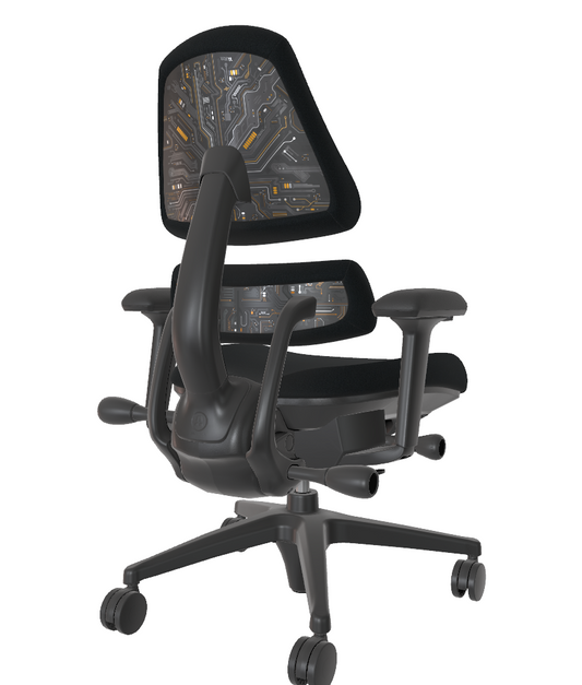 Open Box V2 - Onyx Onyx Athlon Circuit Black 4 Spoke w Arms - 12738, 10361