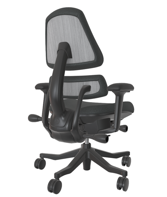 Open Box V2 - Onyx Steel Athlon Grey Oak 5 Spoke w/ Arms - 15383