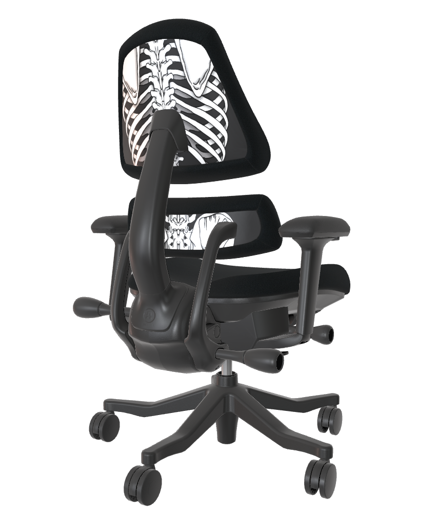 Open Box V2 - Onyx Onyx Athlon Skeleton White 5 Spoke w Arms - 15265