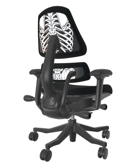 Open Box V2 - Onyx Onyx Athlon Skeleton White 5 Spoke w Arms - 15265