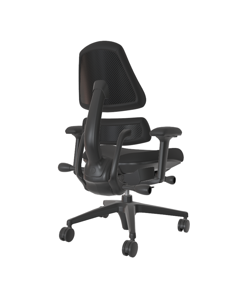 Open Box V1 - Onyx Onyx Port Carbon Fiber 4 Spoke w/ Arms - 1218