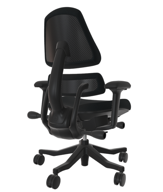 Open Box V2 - Onyx Onyx Athlon Carbon Fiber 5 Spoke w Arms - 13629, 14617